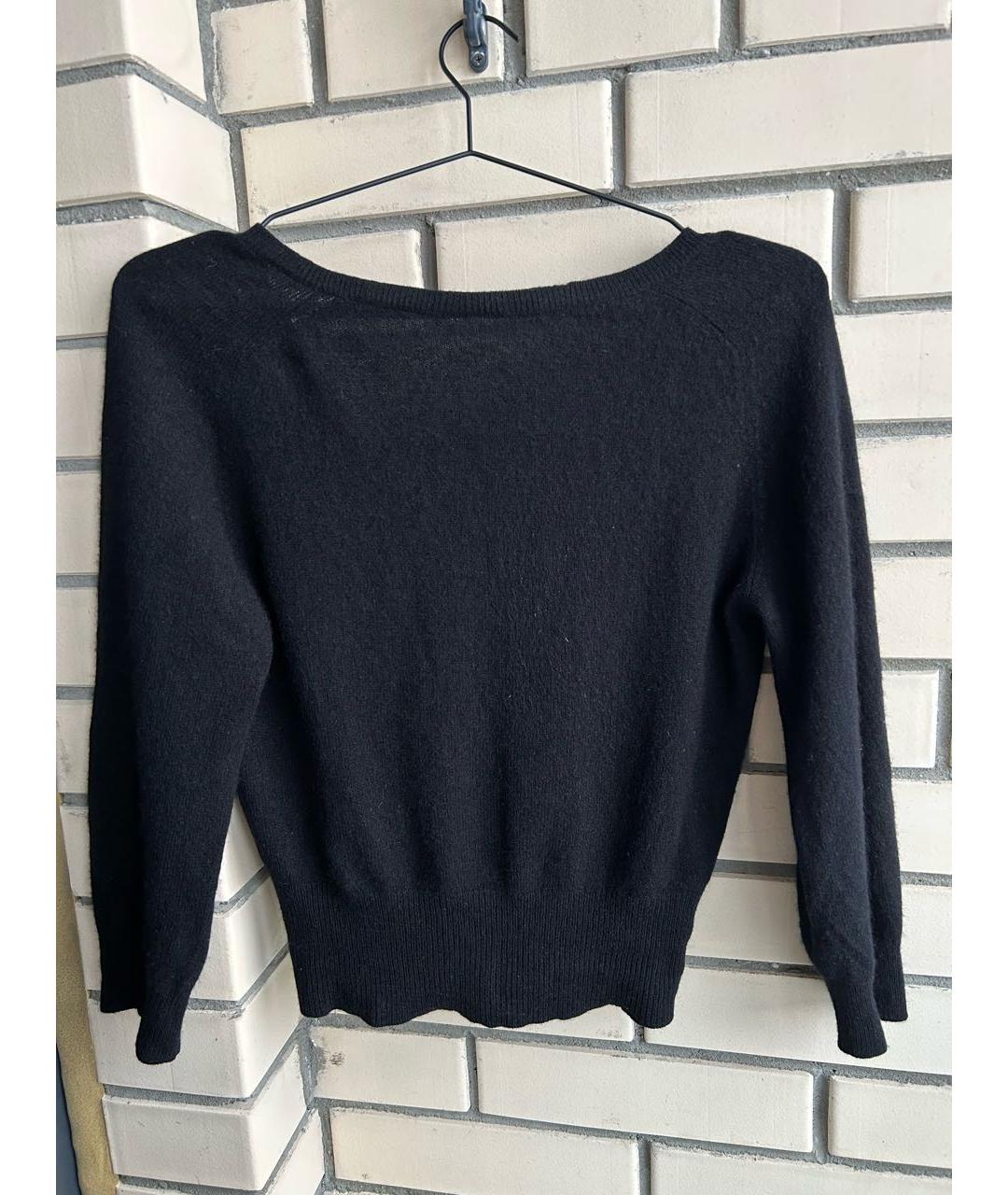 GIAMBATTISTA VALLI Черный кашемировый джемпер / свитер, фото 7