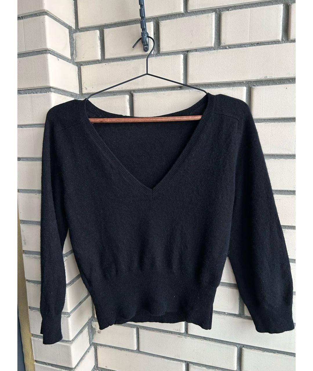 GIAMBATTISTA VALLI Черный кашемировый джемпер / свитер, фото 2