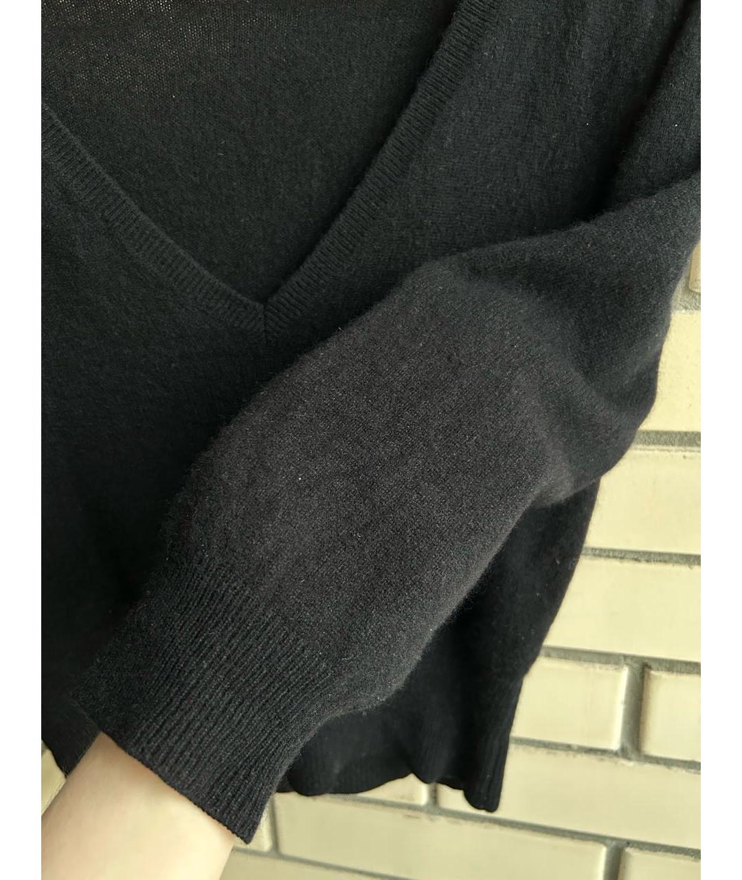 GIAMBATTISTA VALLI Черный кашемировый джемпер / свитер, фото 4
