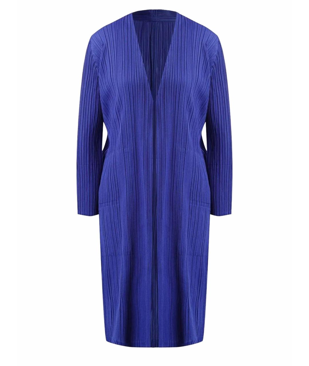 ISSEY MIYAKE Синий полиэстеровый кардиган, фото 1