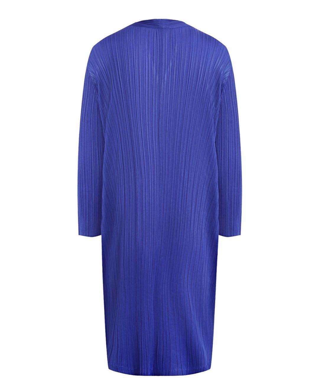 ISSEY MIYAKE Синий полиэстеровый кардиган, фото 2