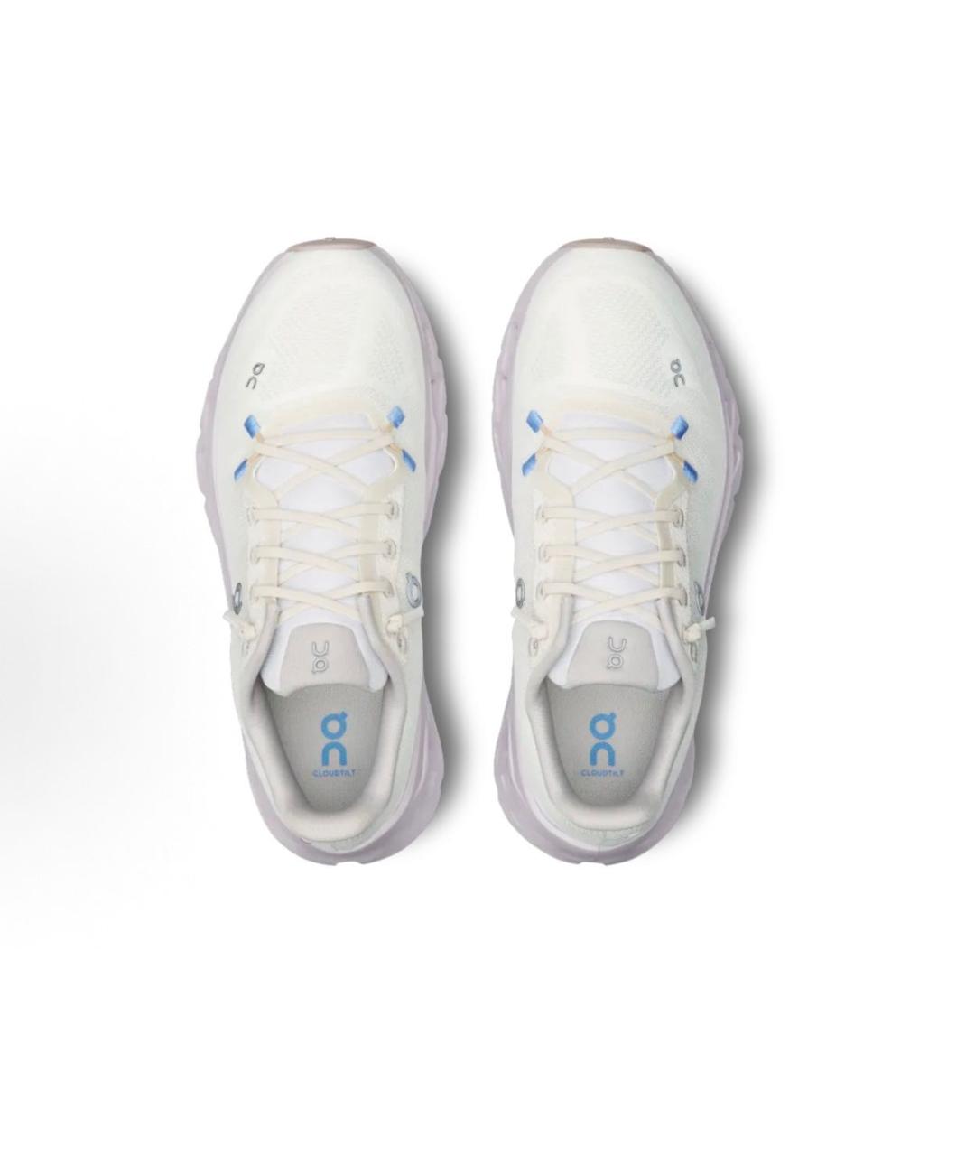 ON Белые текстильные низкие кроссовки / кеды, фото 3