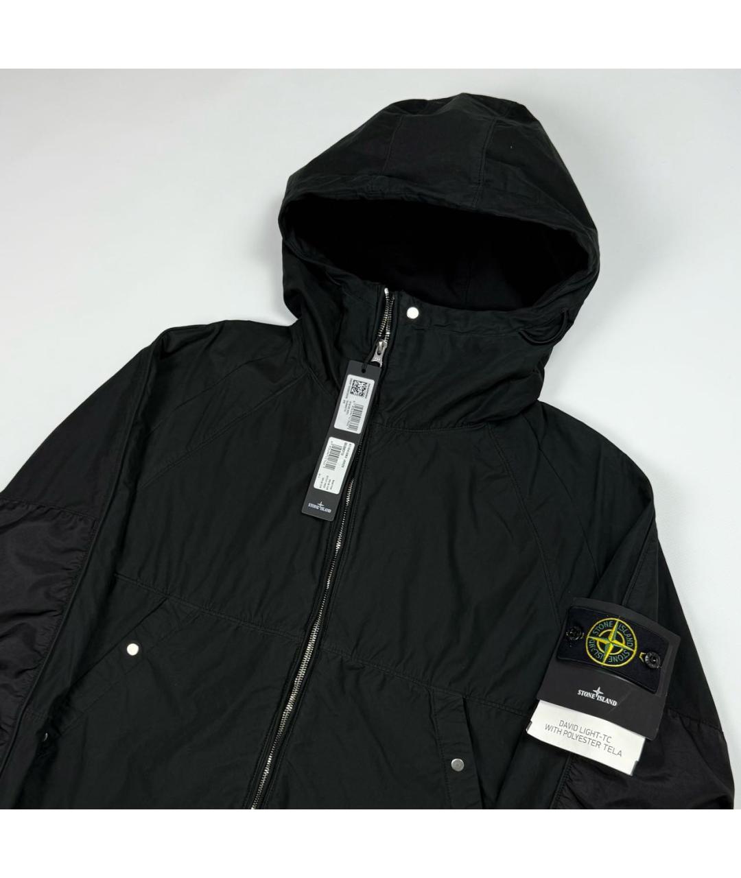 STONE ISLAND Черная куртка, фото 2