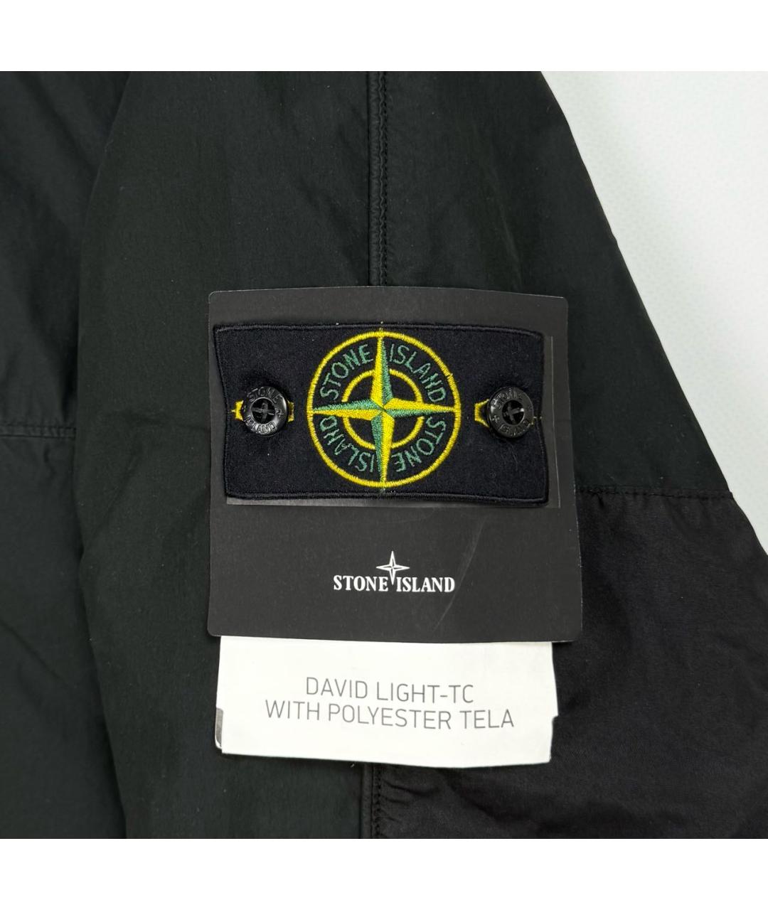 STONE ISLAND Черная куртка, фото 4