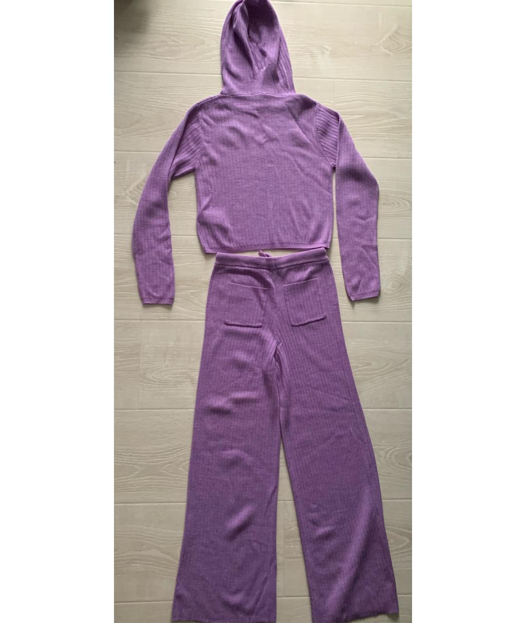 NO. 21 Фиолетовый шерстяной комплект, фото 2