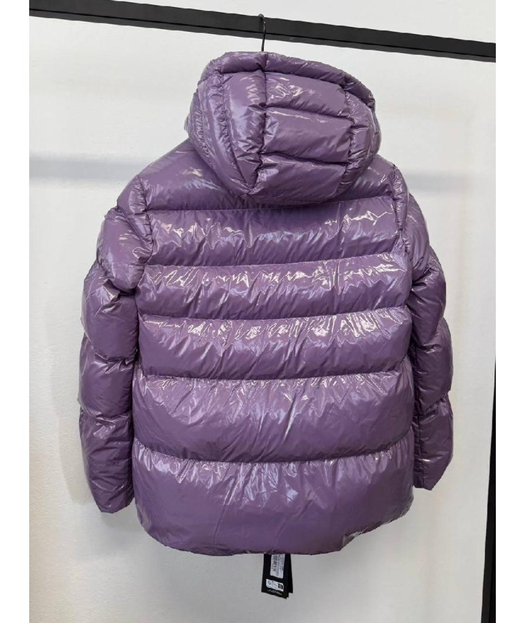 PINKO Фиолетовая полиэстеровая куртка, фото 2