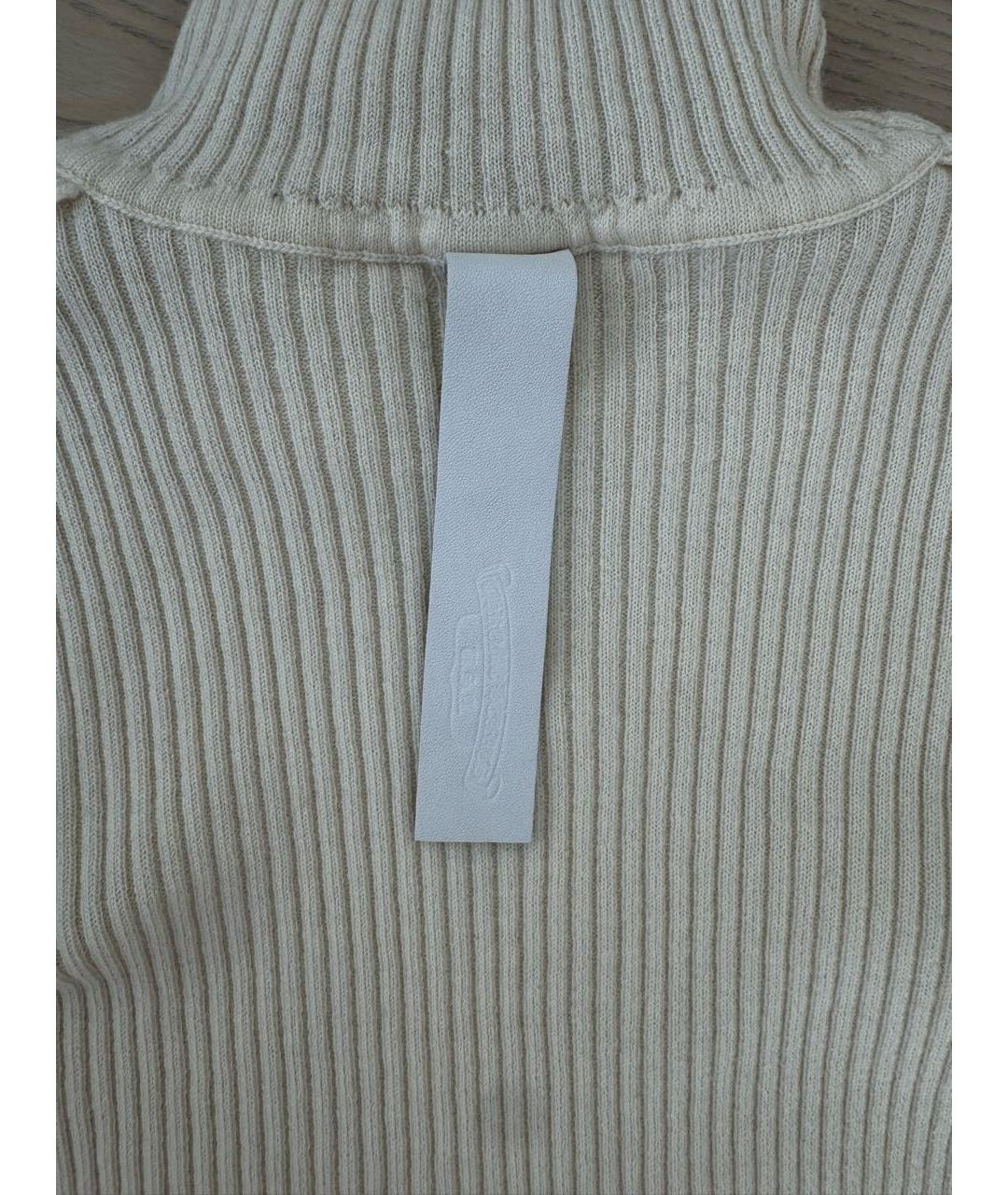 CHROME HEARTS Бежевая кашемировая водолазка, фото 5