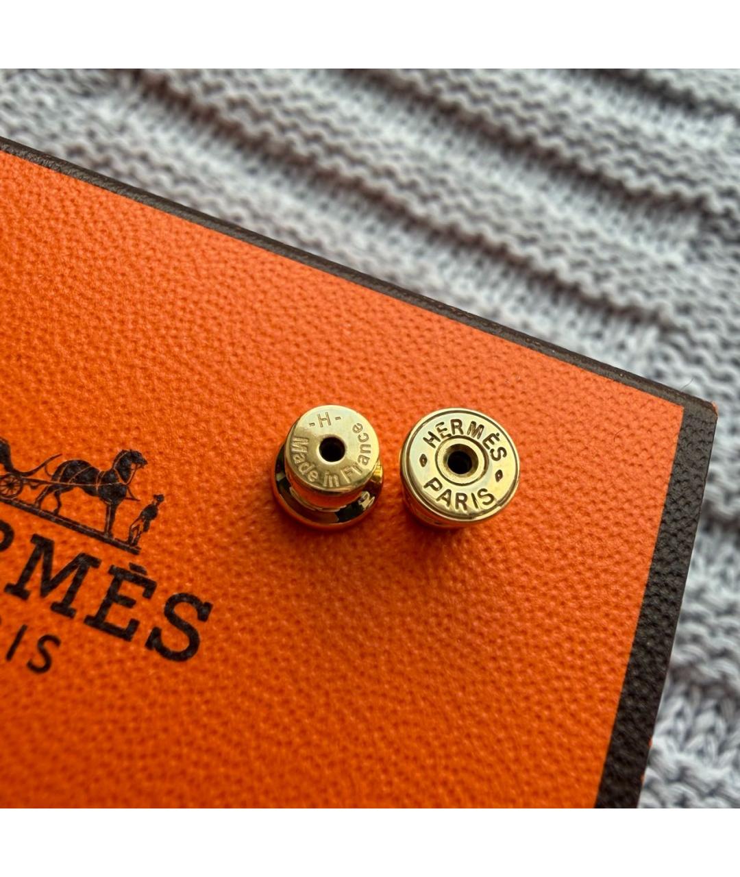 HERMES Золотые серьги, фото 7