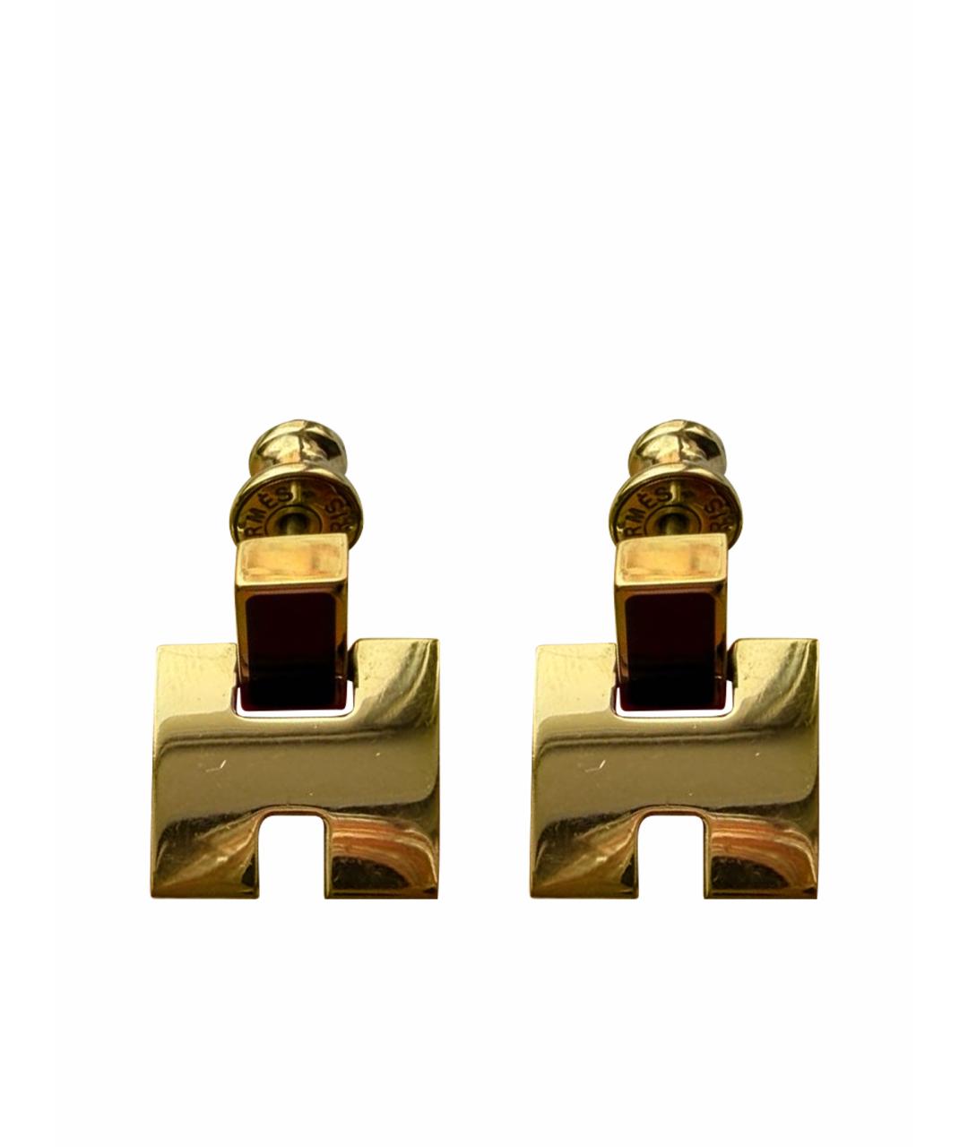 HERMES Золотые серьги, фото 1