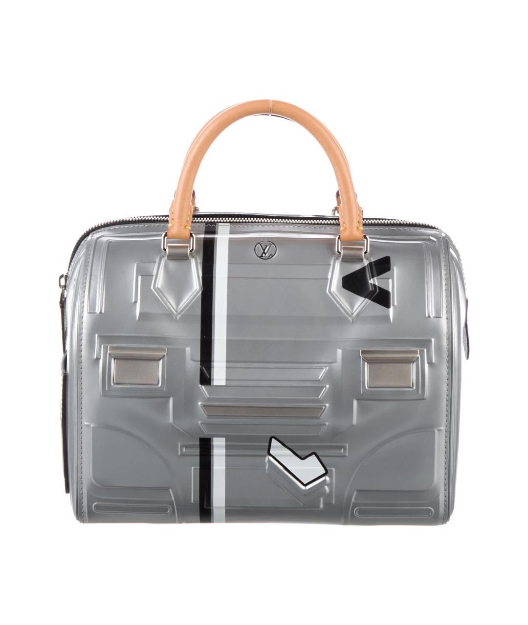 LOUIS VUITTON Серебряная сумка с короткими ручками, фото 8