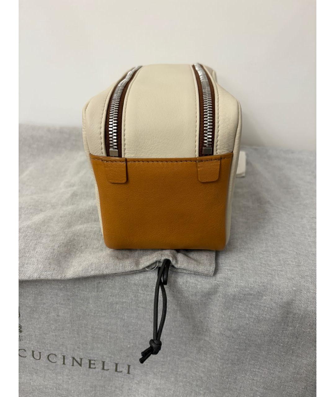 BRUNELLO CUCINELLI Кожаная барсетка, фото 3