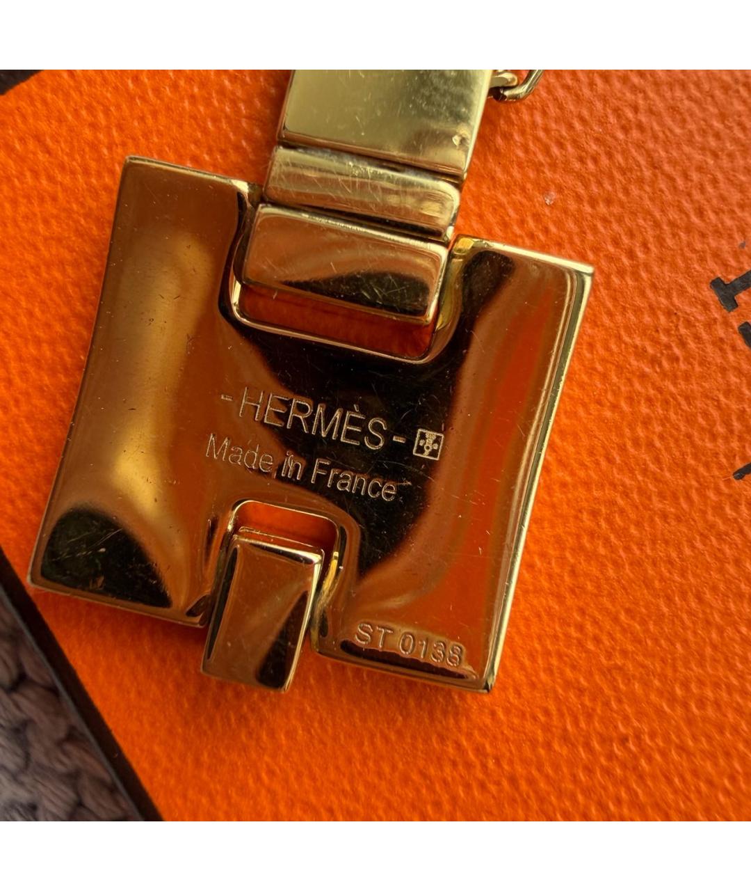 HERMES Золотая подвеска, фото 5