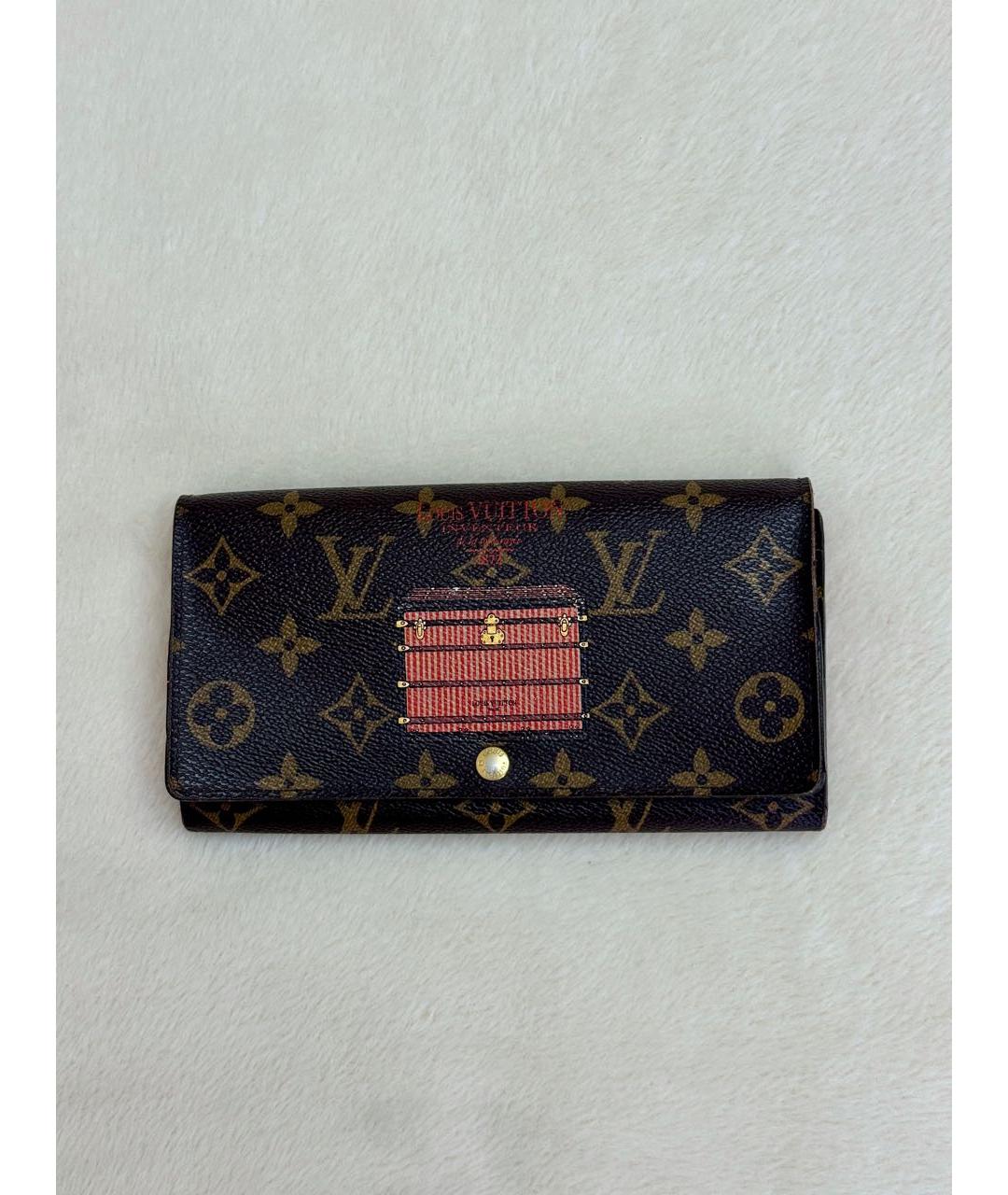 LOUIS VUITTON Коричневый кошелек, фото 7