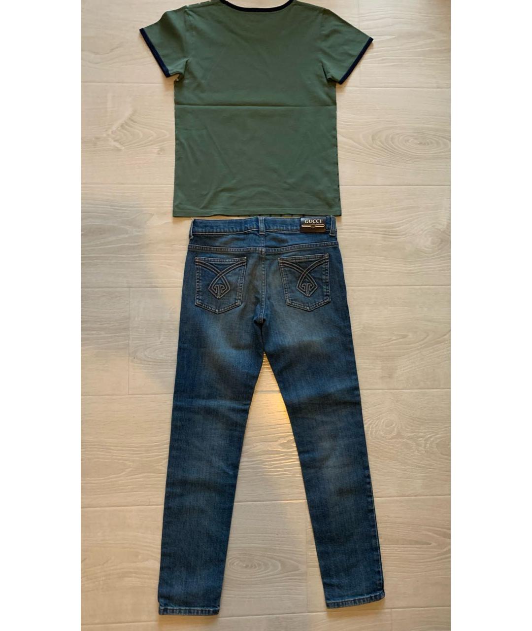 GUCCI Зеленый хлопковый комплект, фото 2