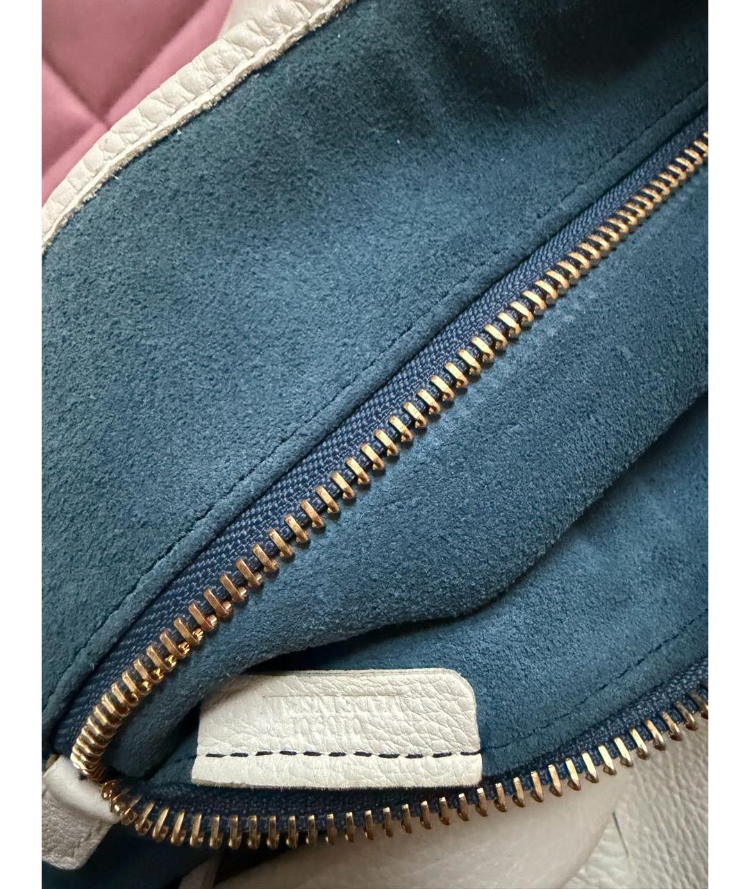 LOEWE Белая кожаная сумка тоут, фото 6