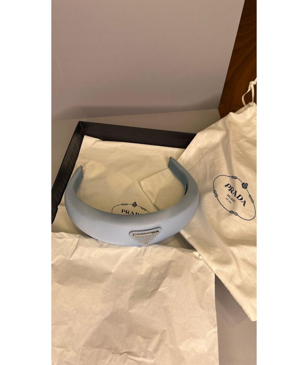 PRADA Голубой ободок, фото 5