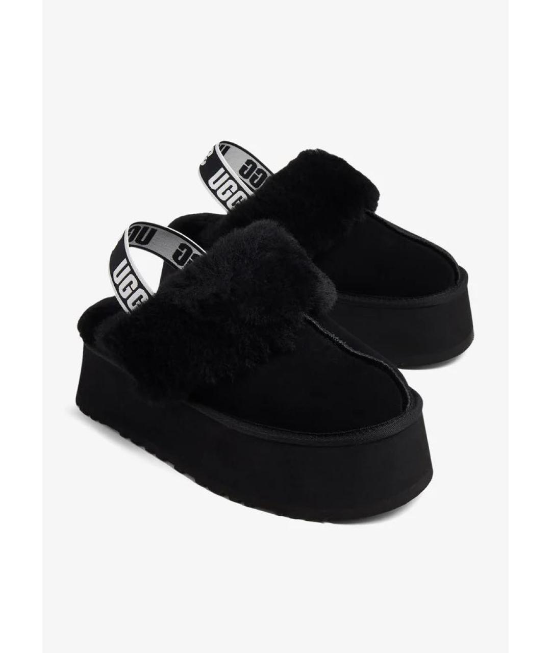 UGG AUSTRALIA Черные сабо, фото 2