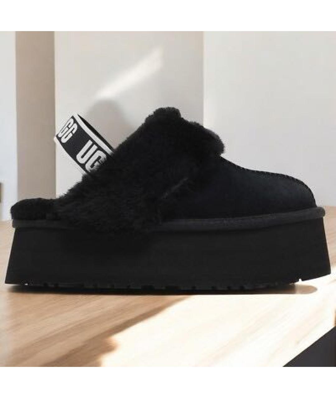 UGG AUSTRALIA Черные сабо, фото 6