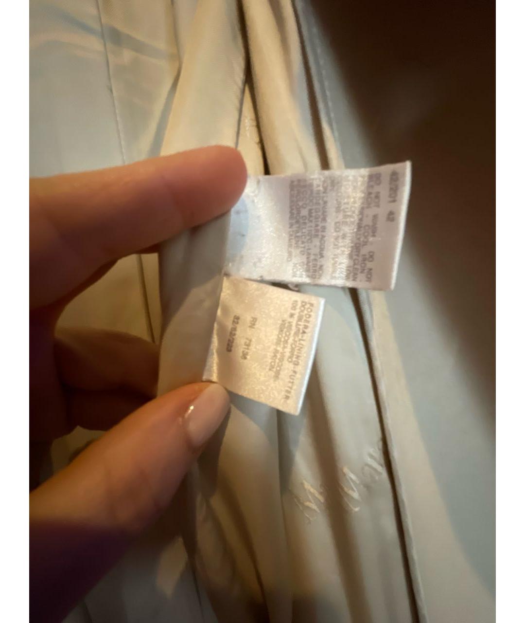 MAX MARA Бежевое шерстяное пальто, фото 5