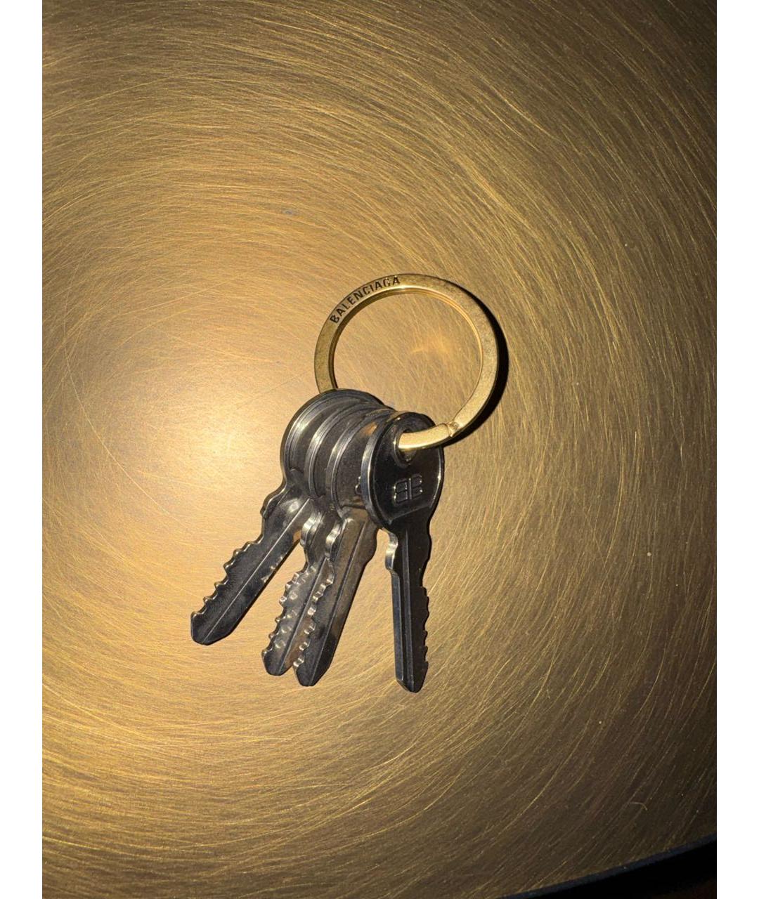 BALENCIAGA Золотой брелок, фото 6