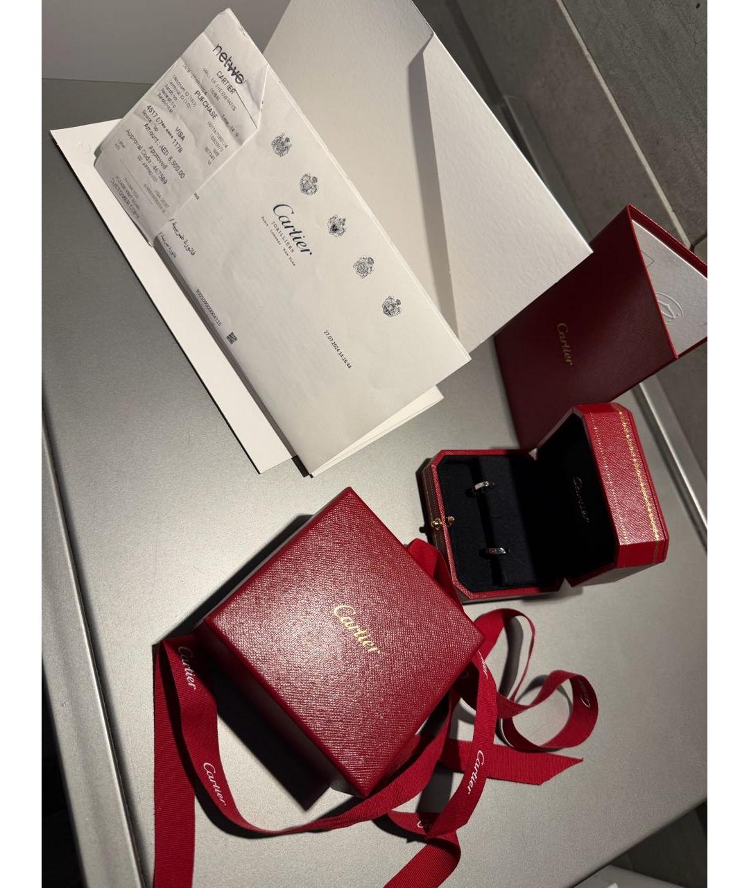 CARTIER Серебряные серьги из белого золота, фото 3