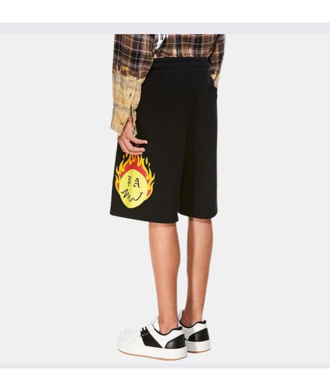 PALM ANGELS Черные хлопковые шорты, фото 8