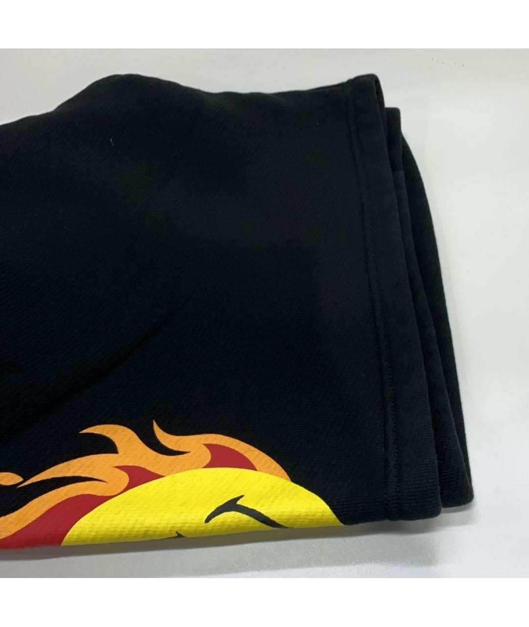 PALM ANGELS Черные хлопковые шорты, фото 7