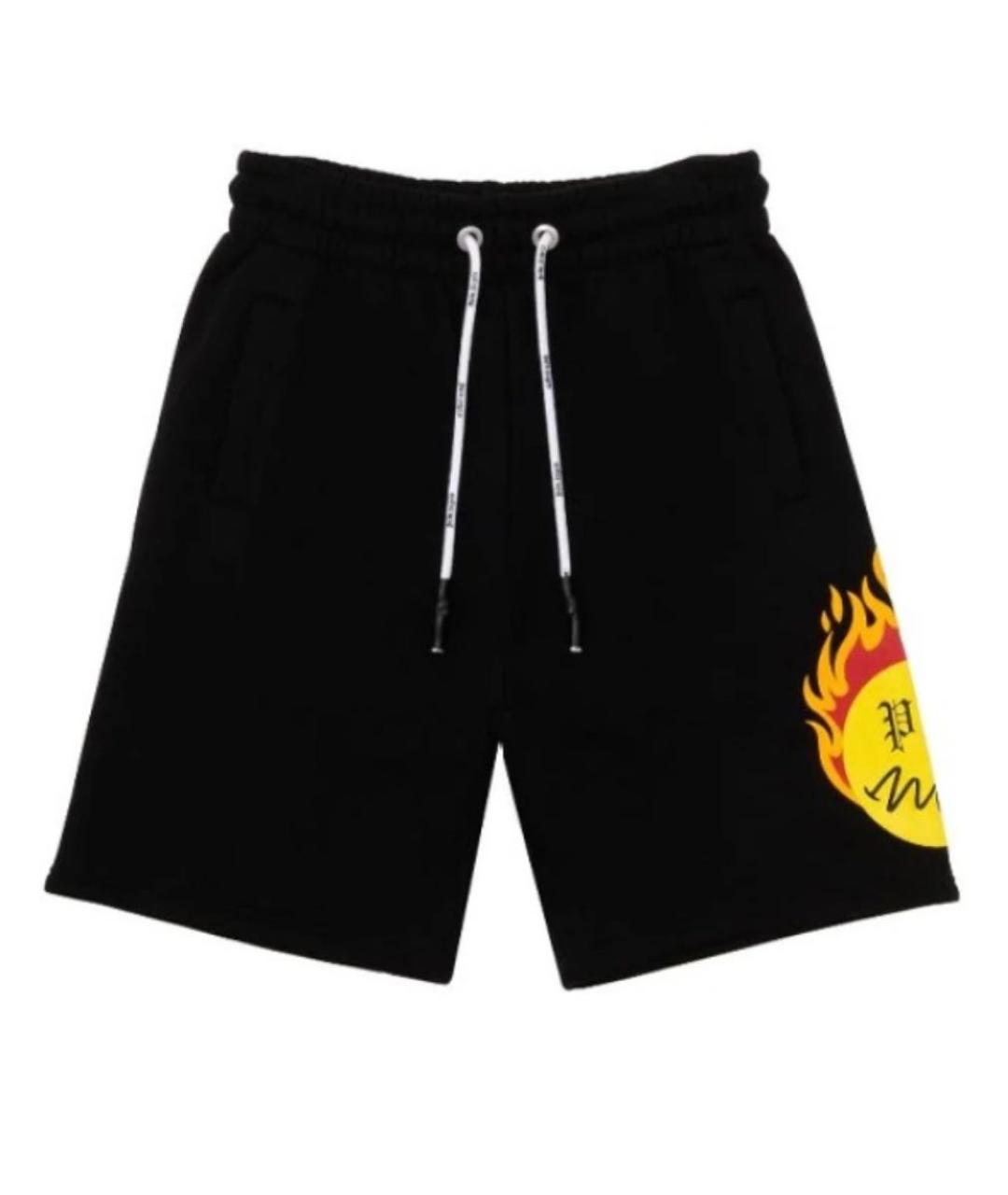 PALM ANGELS Черные хлопковые шорты, фото 9