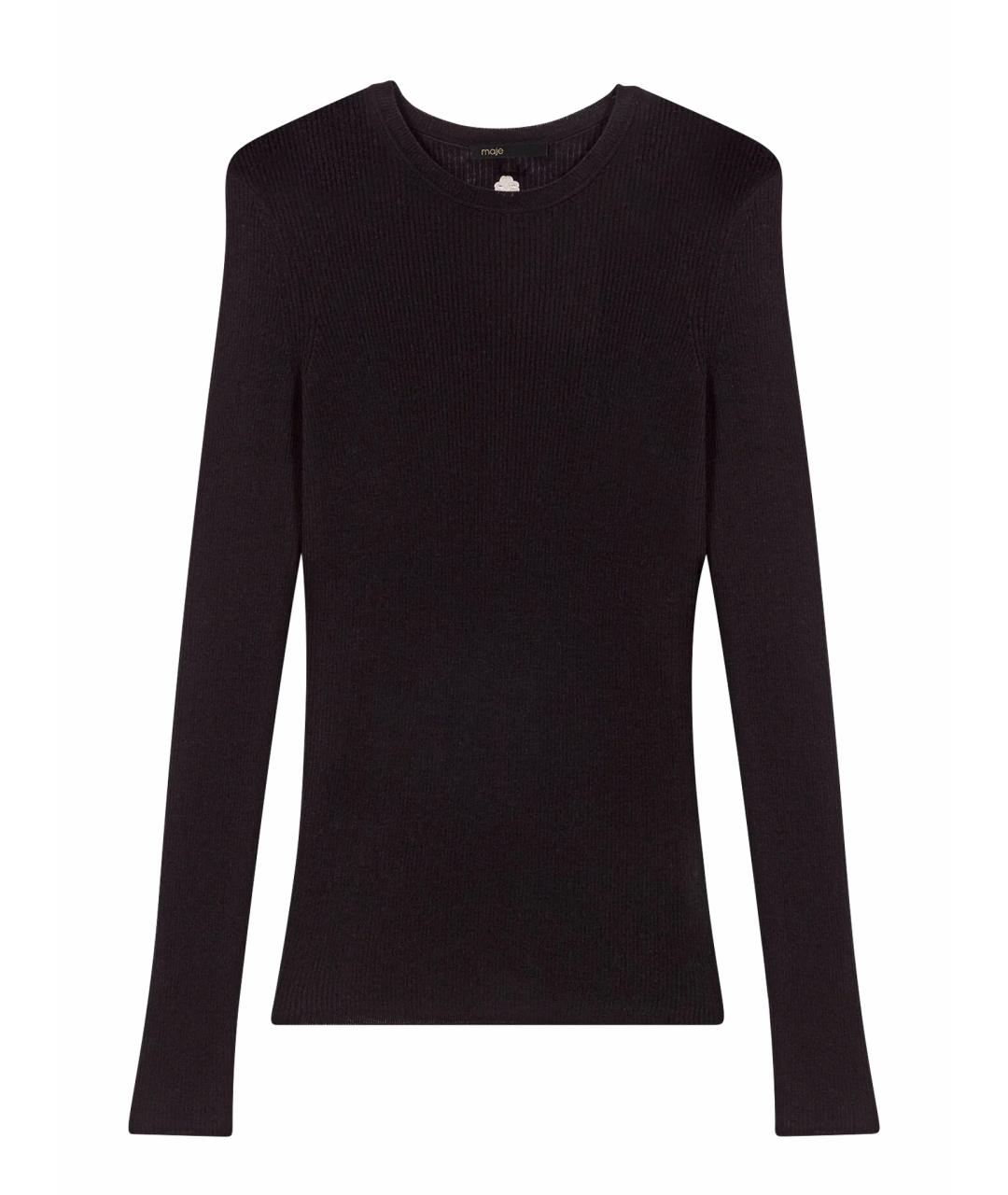 MAJE Черная шерстяная жилетка, фото 1