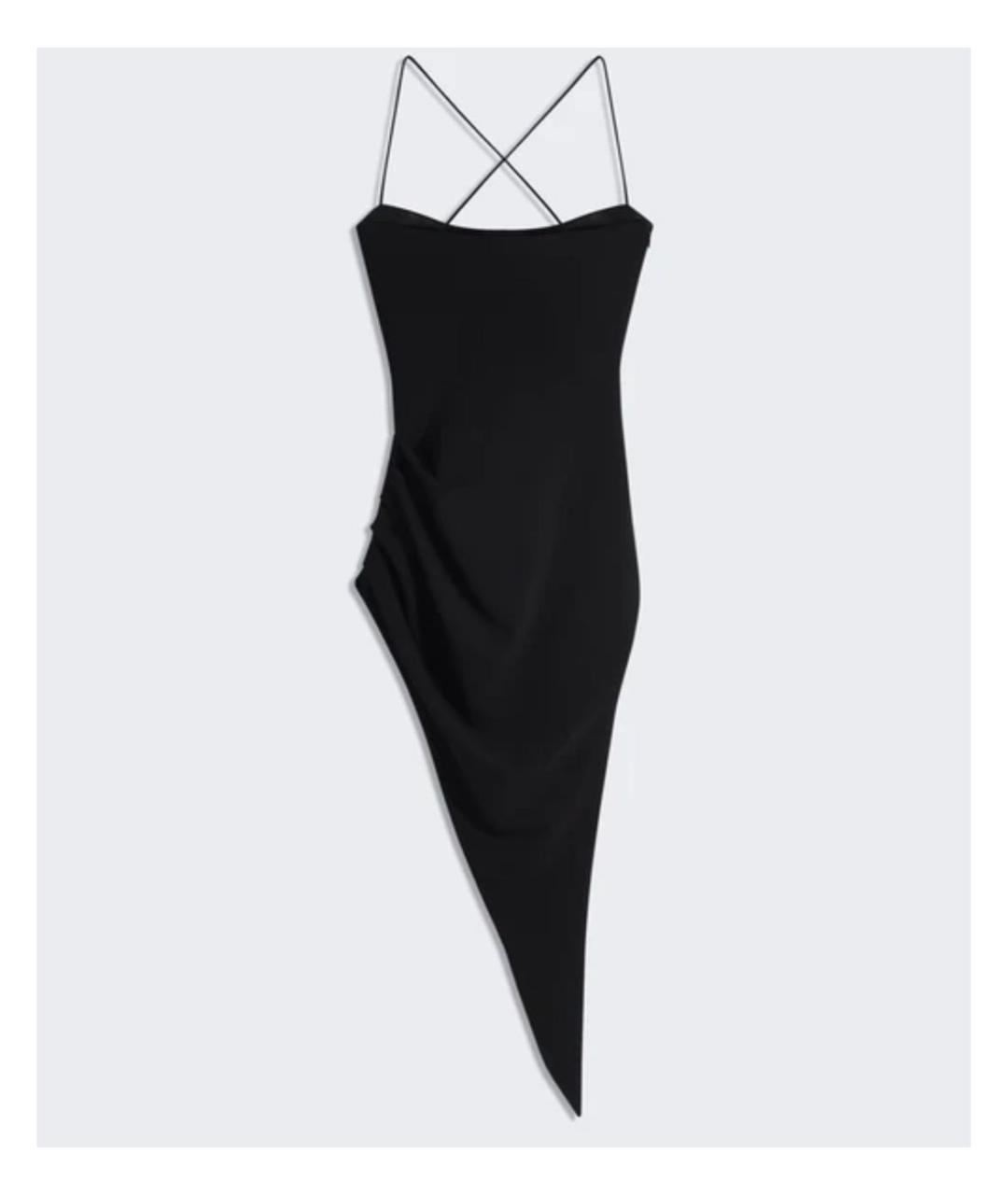 SCHIAPARELLI Черное вискозное вечернее платье, фото 3