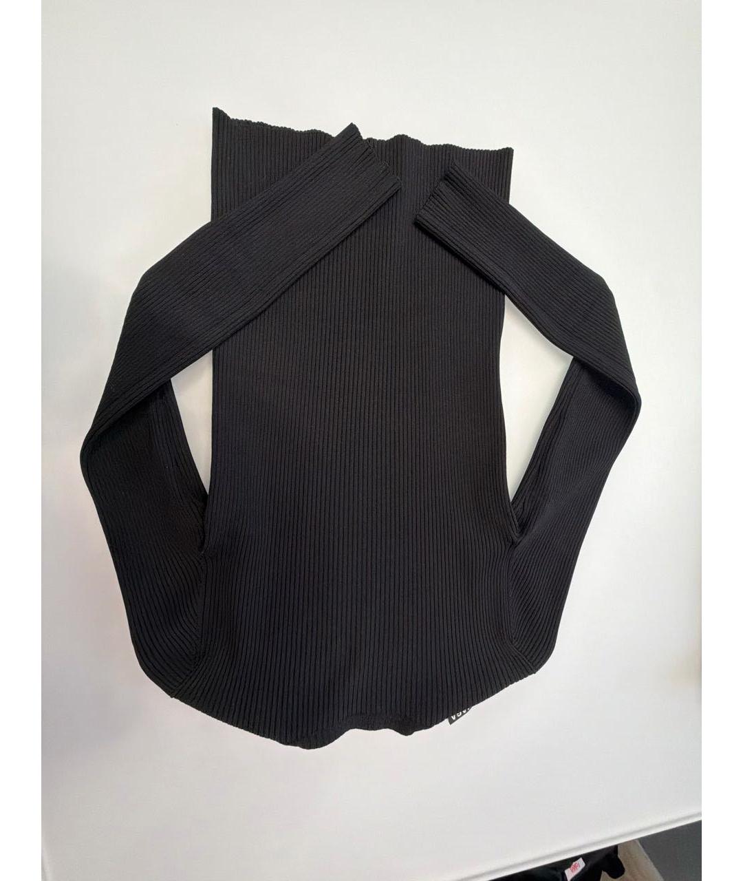 BALENCIAGA Черный полиамидовый джемпер / свитер, фото 2