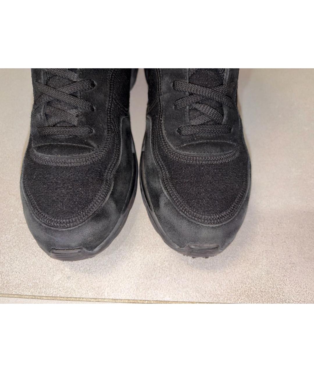 CHANEL Черные текстильные кроссовки, фото 7