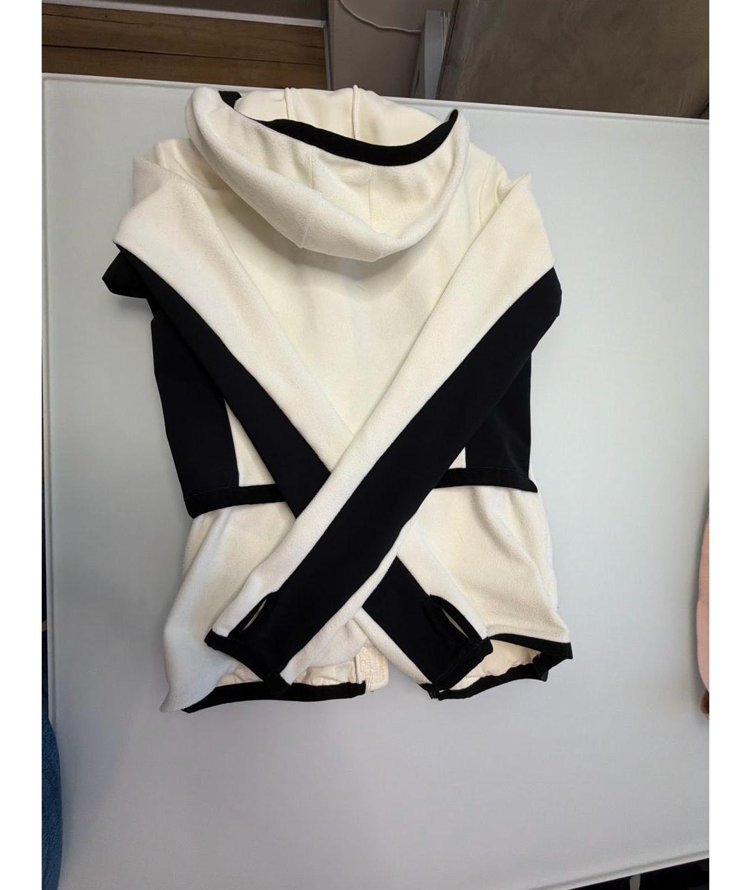 MONCLER Белый полиамидовый кардиган, фото 2