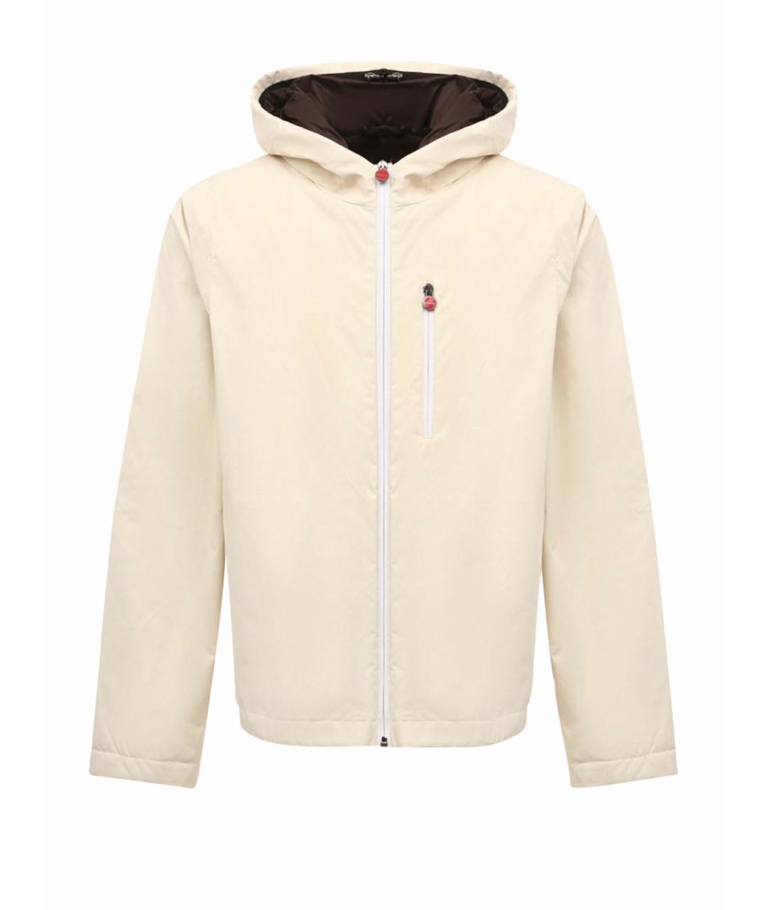 KITON Бежевая полиамидовая куртка, фото 1