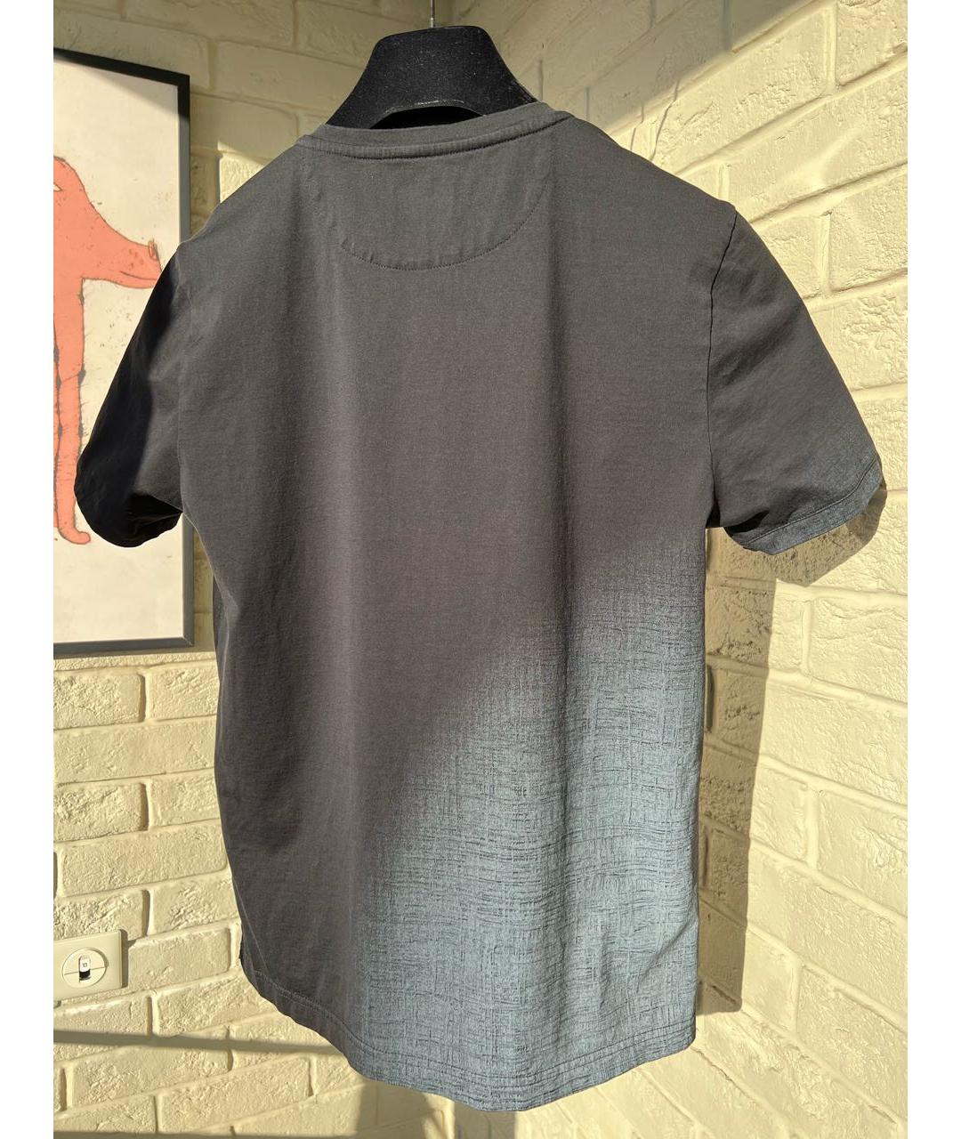 FENDI Черная хлопковая футболка, фото 2