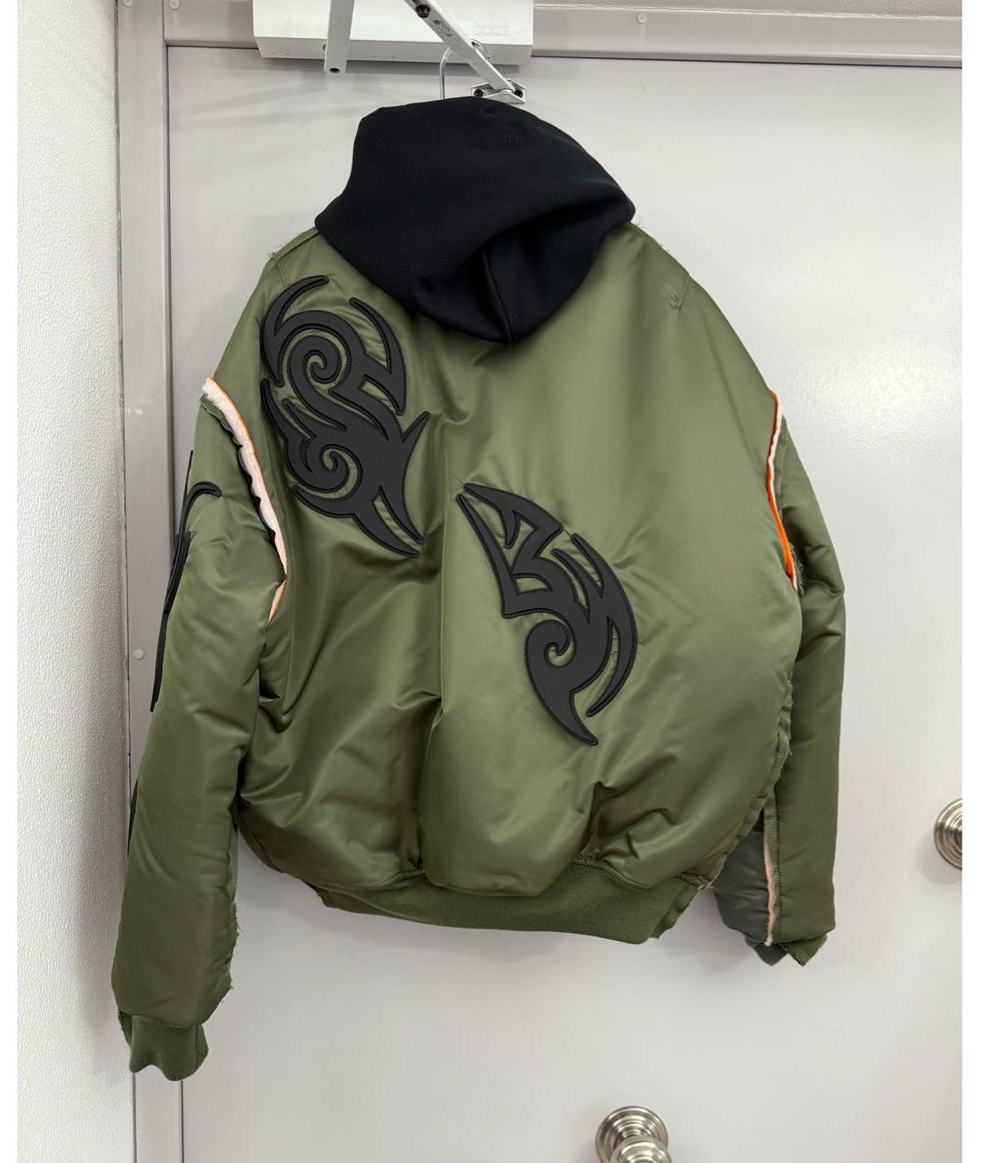 VETEMENTS Зеленая куртка, фото 2