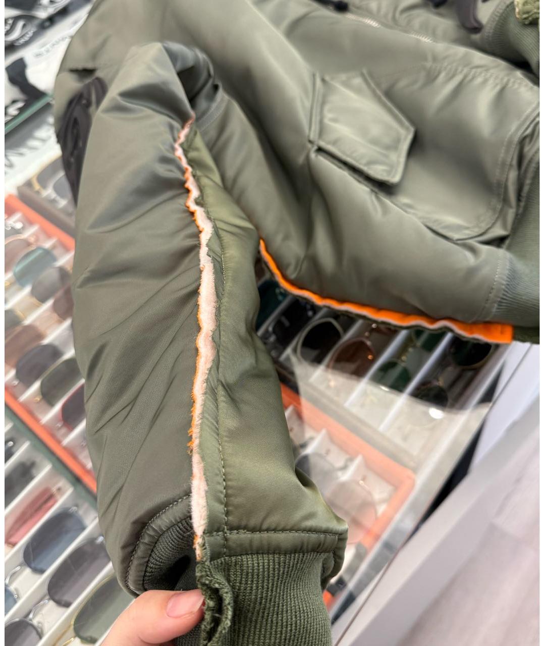 VETEMENTS Зеленая куртка, фото 4