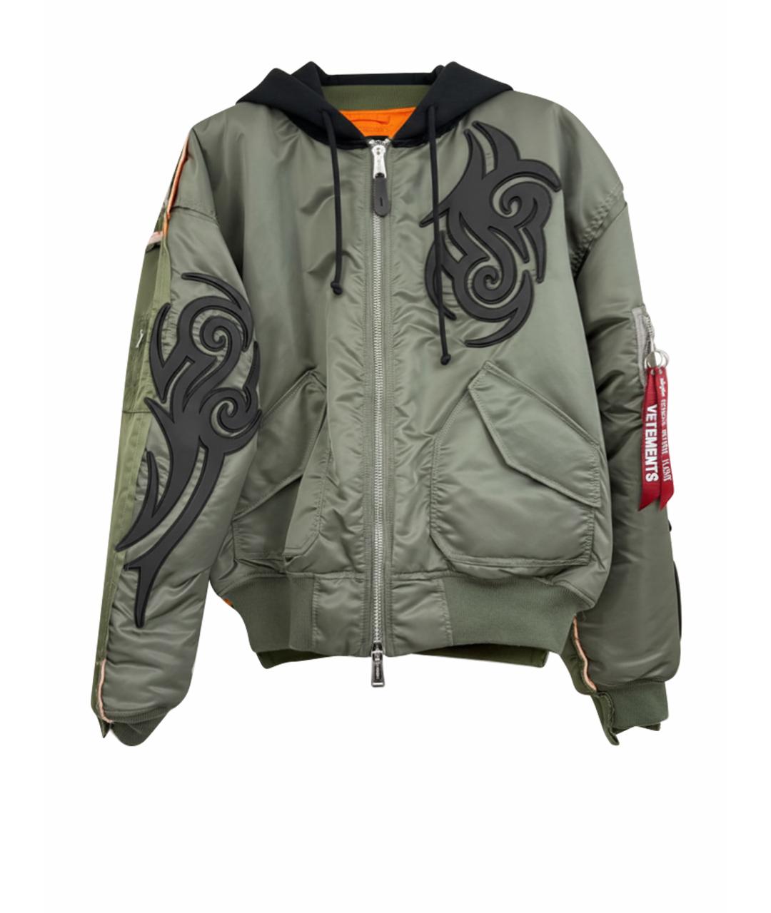 VETEMENTS Зеленая куртка, фото 1