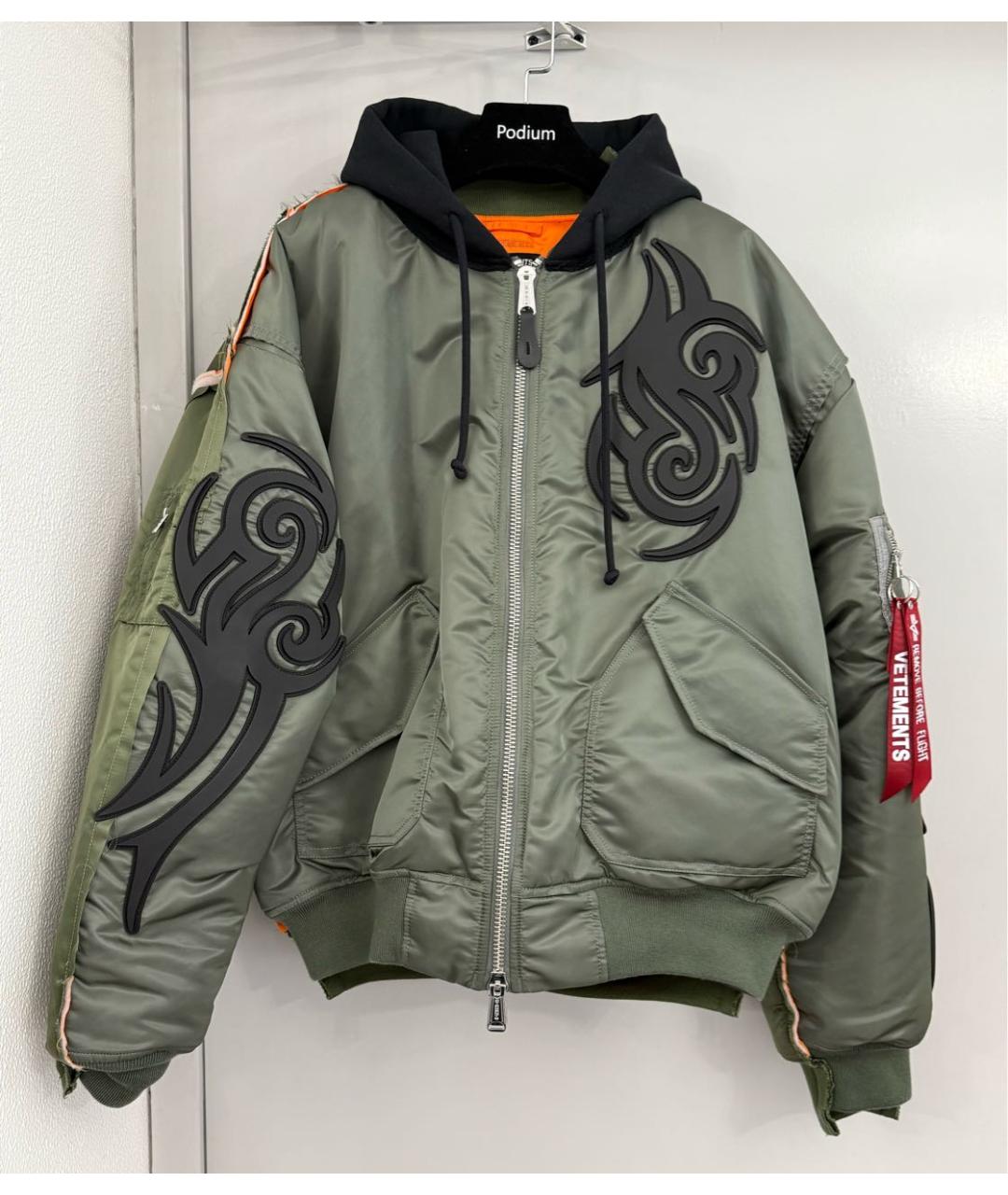 VETEMENTS Зеленая куртка, фото 8