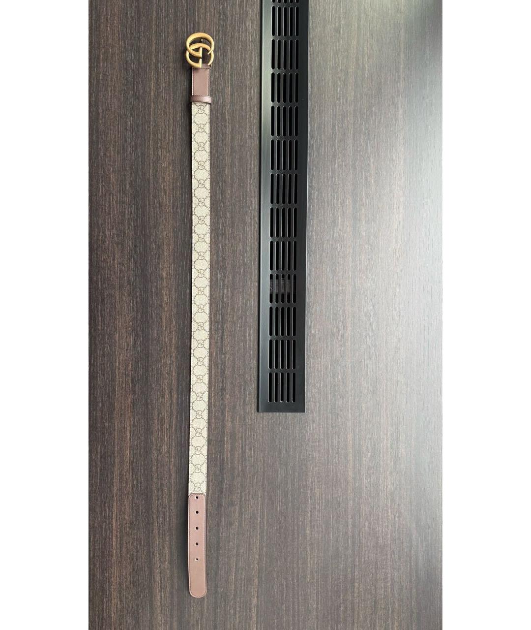 GUCCI Коричневый кожаный ремень, фото 5