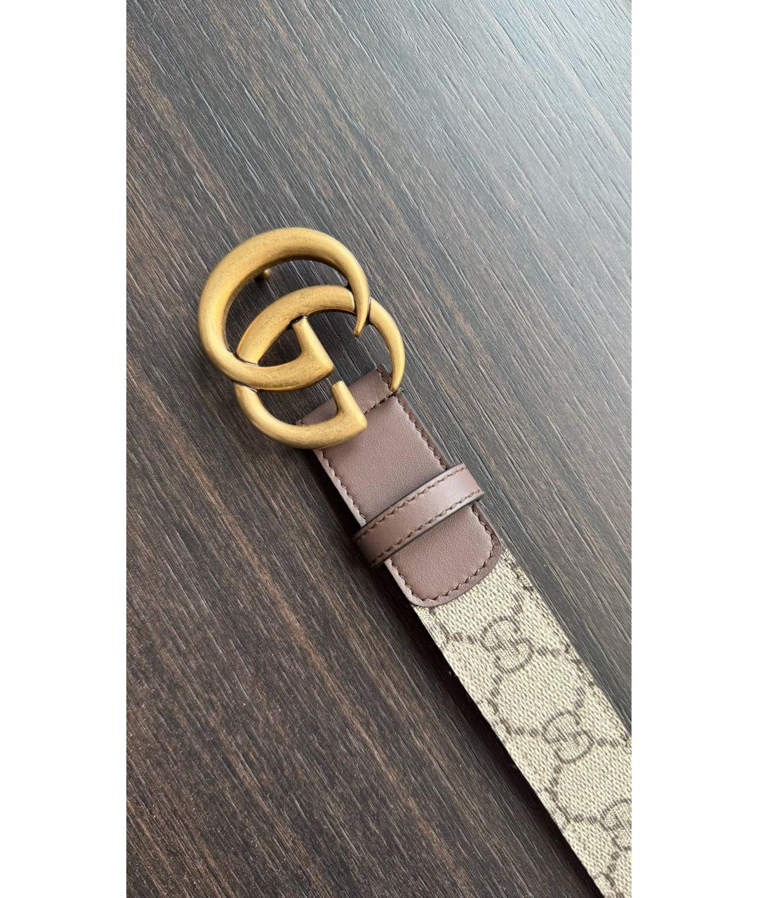 GUCCI Коричневый кожаный ремень, фото 9