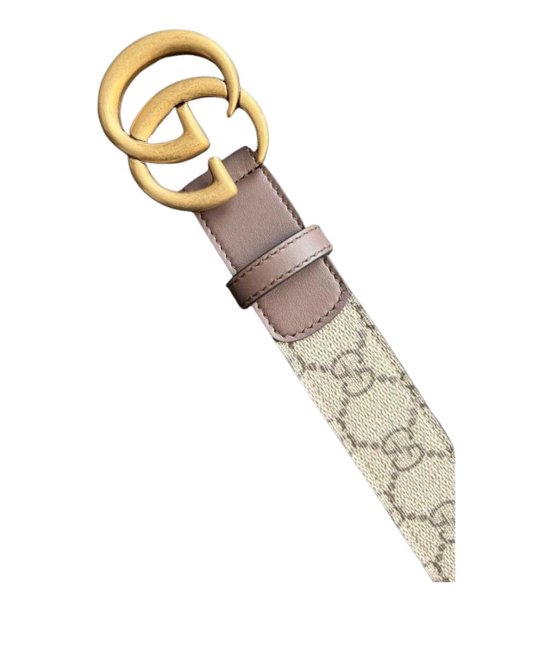 GUCCI Коричневый кожаный ремень, фото 1