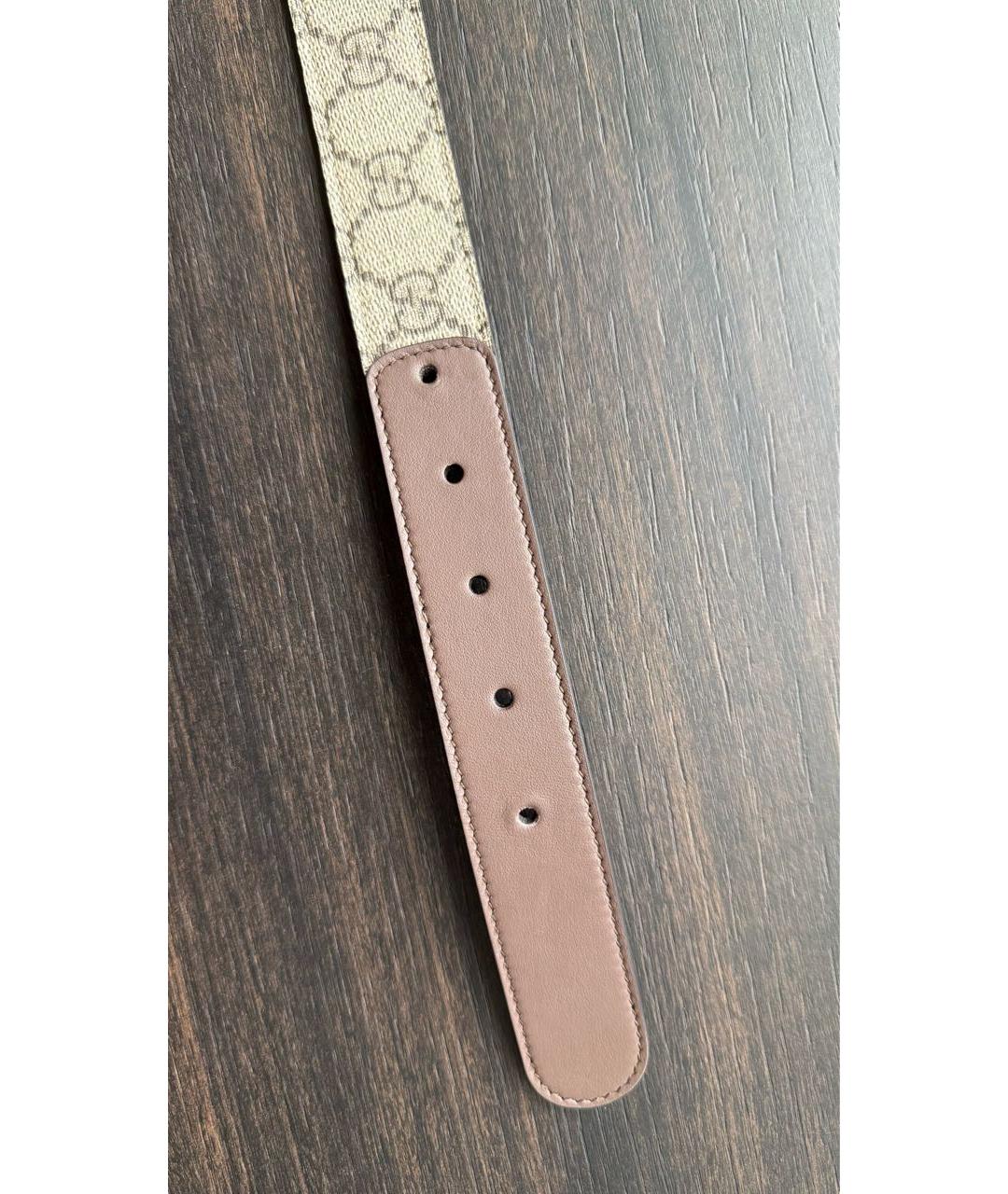 GUCCI Коричневый кожаный ремень, фото 8