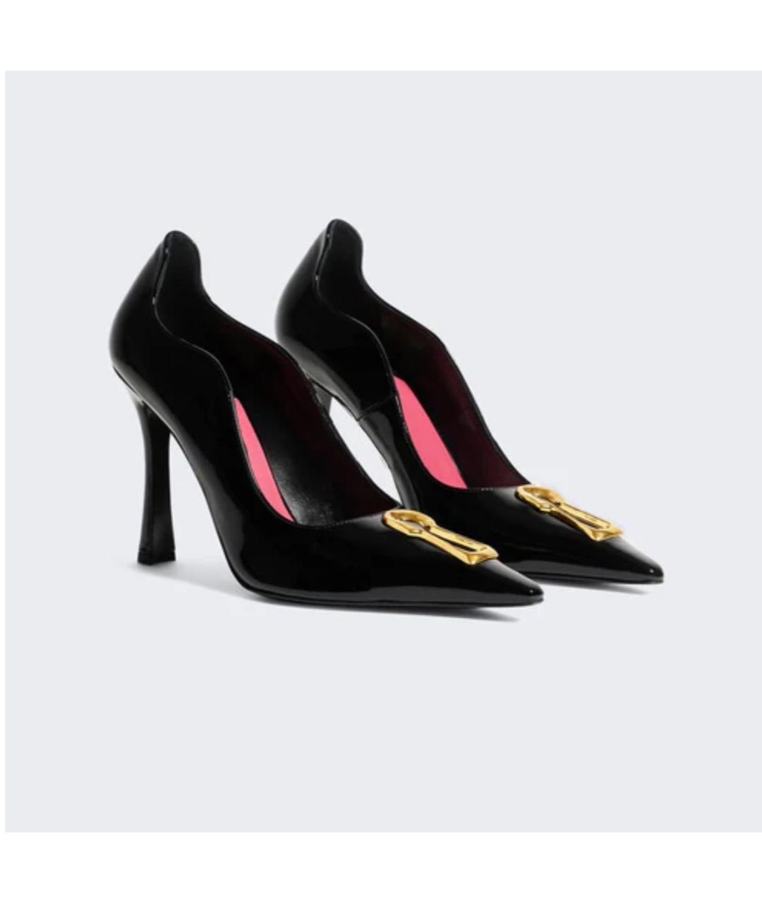 SCHIAPARELLI Черные туфли из лакированной кожи, фото 2