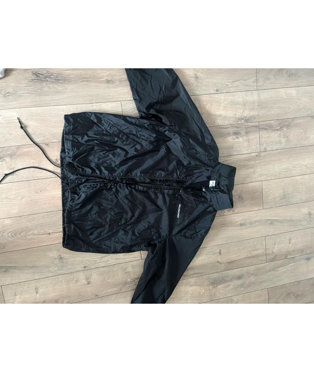 BALENCIAGA Черная полиамидовая парка, фото 5