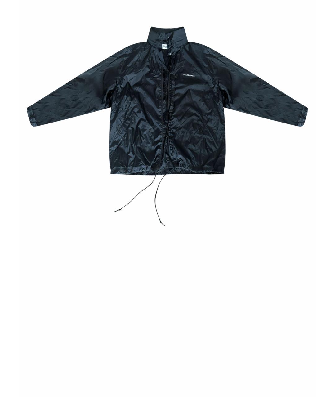 BALENCIAGA Черная полиамидовая парка, фото 1