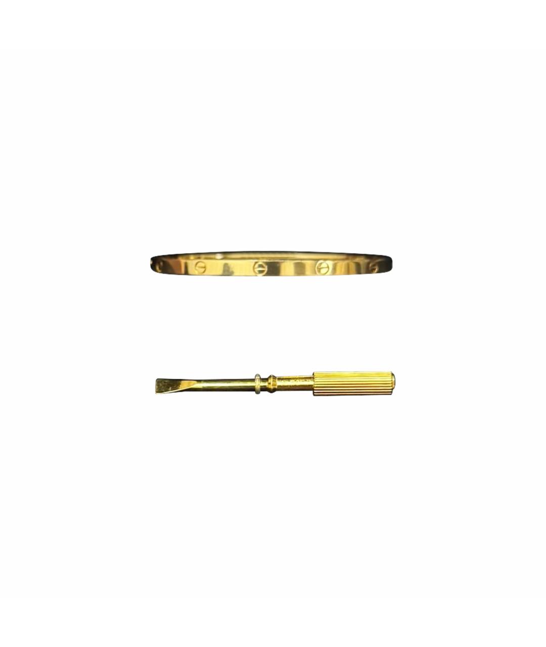 CARTIER Желтый браслет из желтого золота, фото 1