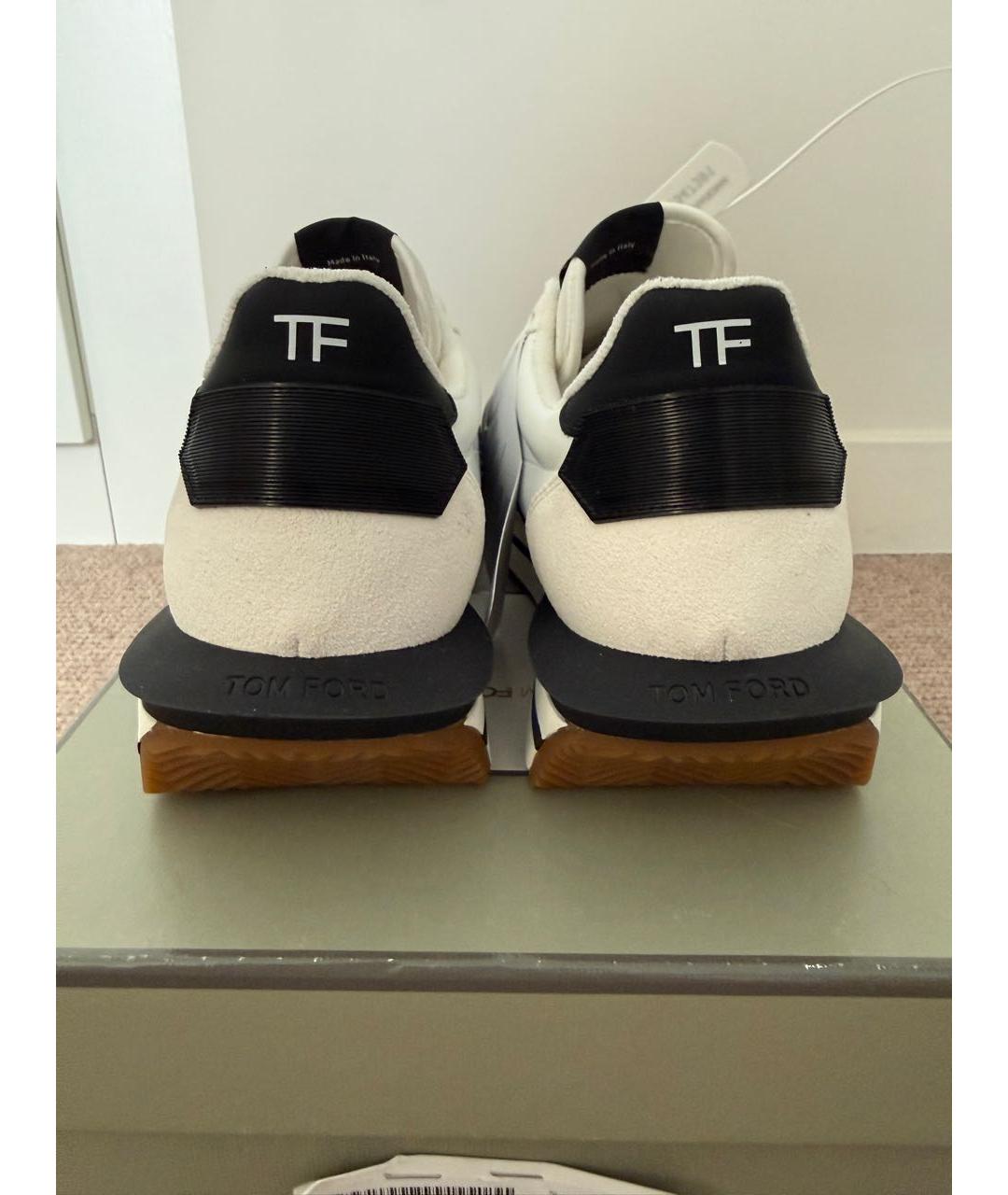 TOM FORD Мульти кожаные низкие кроссовки / кеды, фото 4