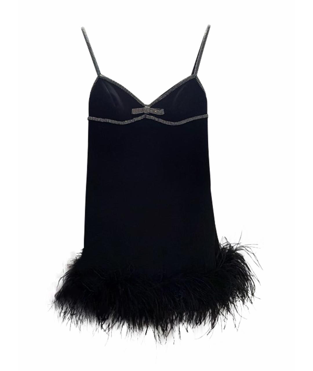 SELF-PORTRAIT Черное полиэстеровое вечернее платье, фото 1