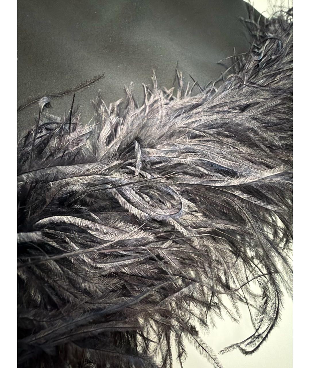 SELF-PORTRAIT Черное полиэстеровое вечернее платье, фото 4